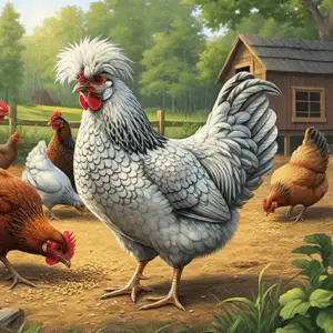 What Can You Breed a Silver Laced Polish Chicken With?