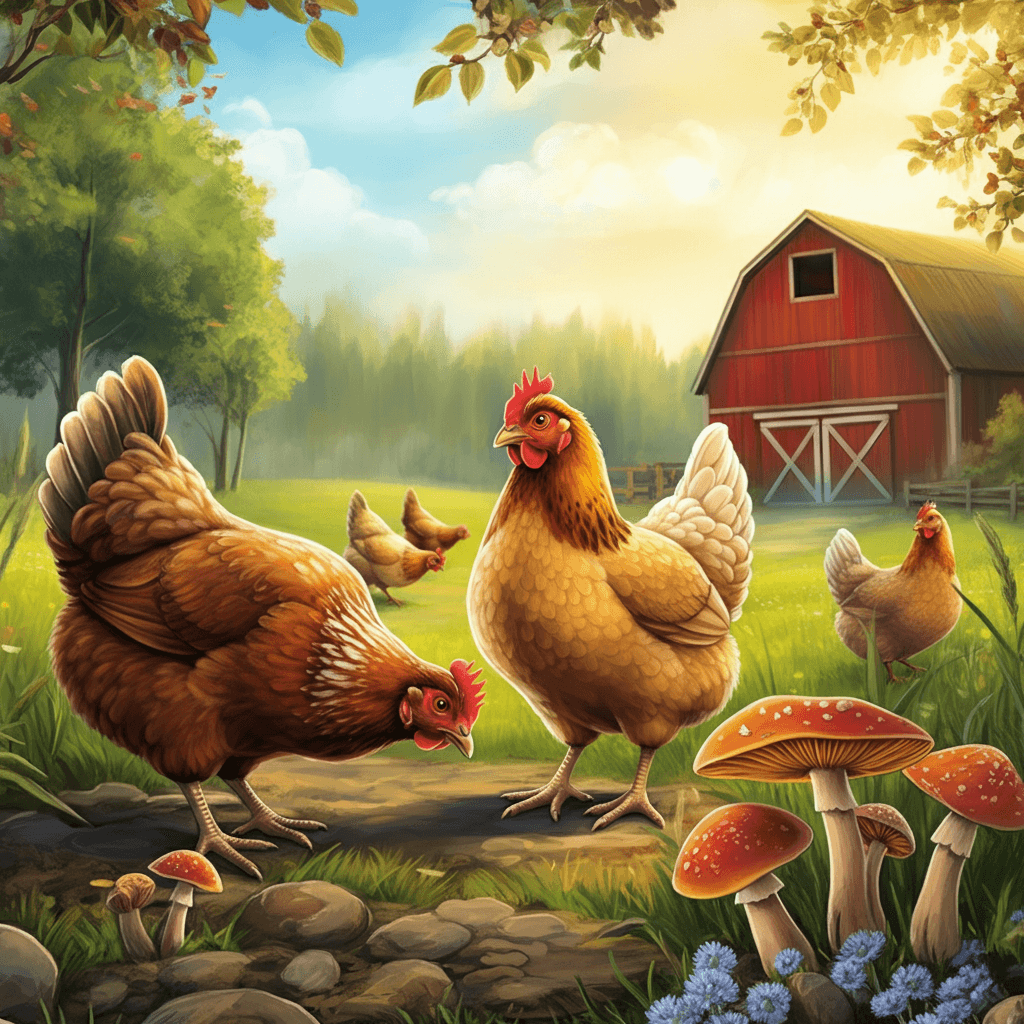 Can Chickens Have Mushrooms