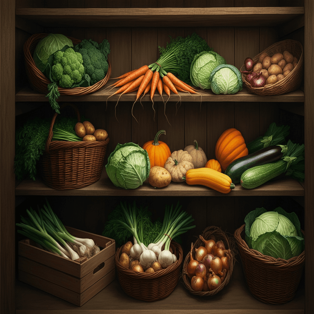 Store Vegetables Long-Term