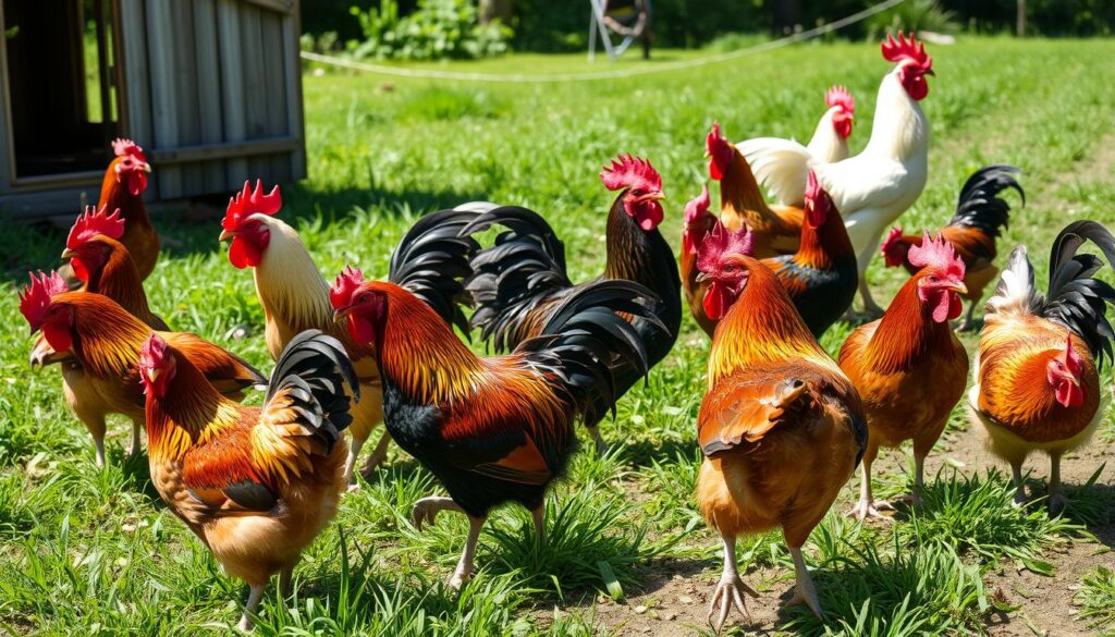 rooster flock dynamics