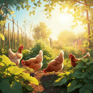 Gardening with Chickens Natural Pest Control