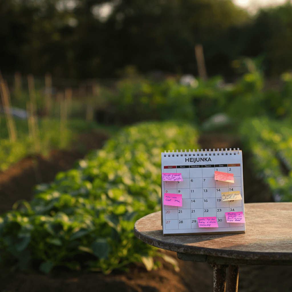 Heijunka calendar