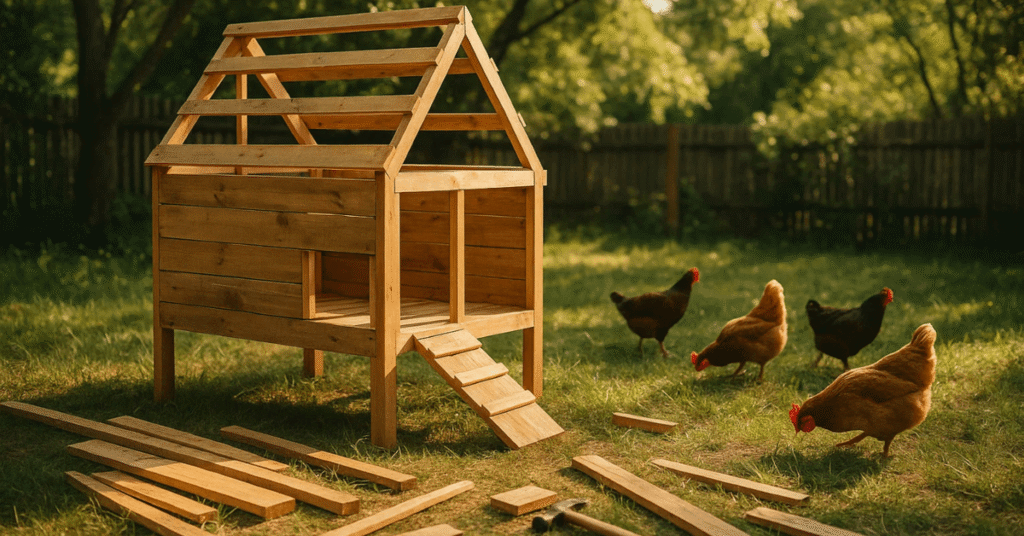 Building a chicken coop is a rewarding project