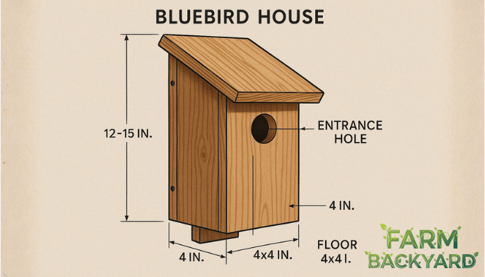 Creating the Perfect Bluebird House Design 2 wooden bluebird house blueprint