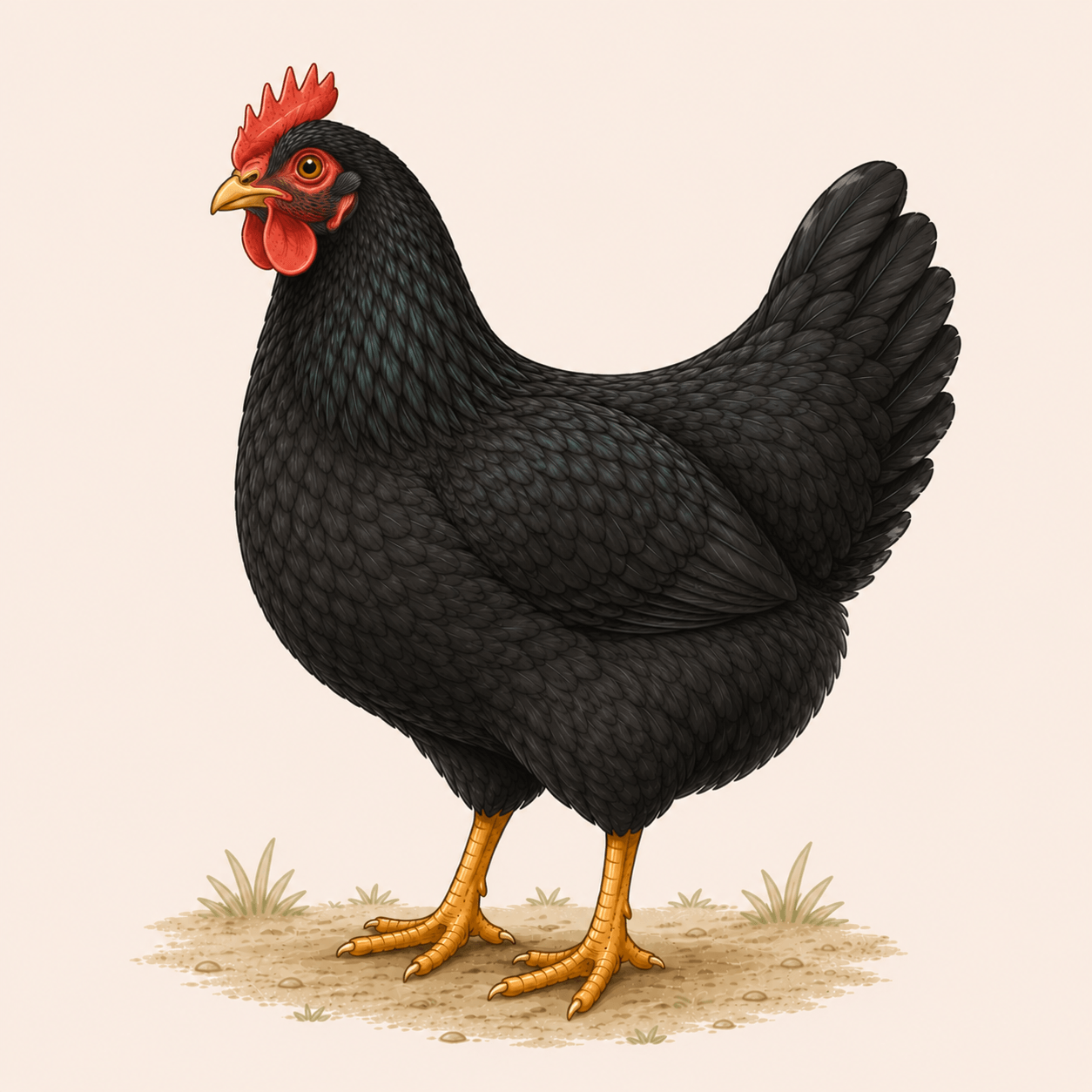 Black Sex-Link chicken