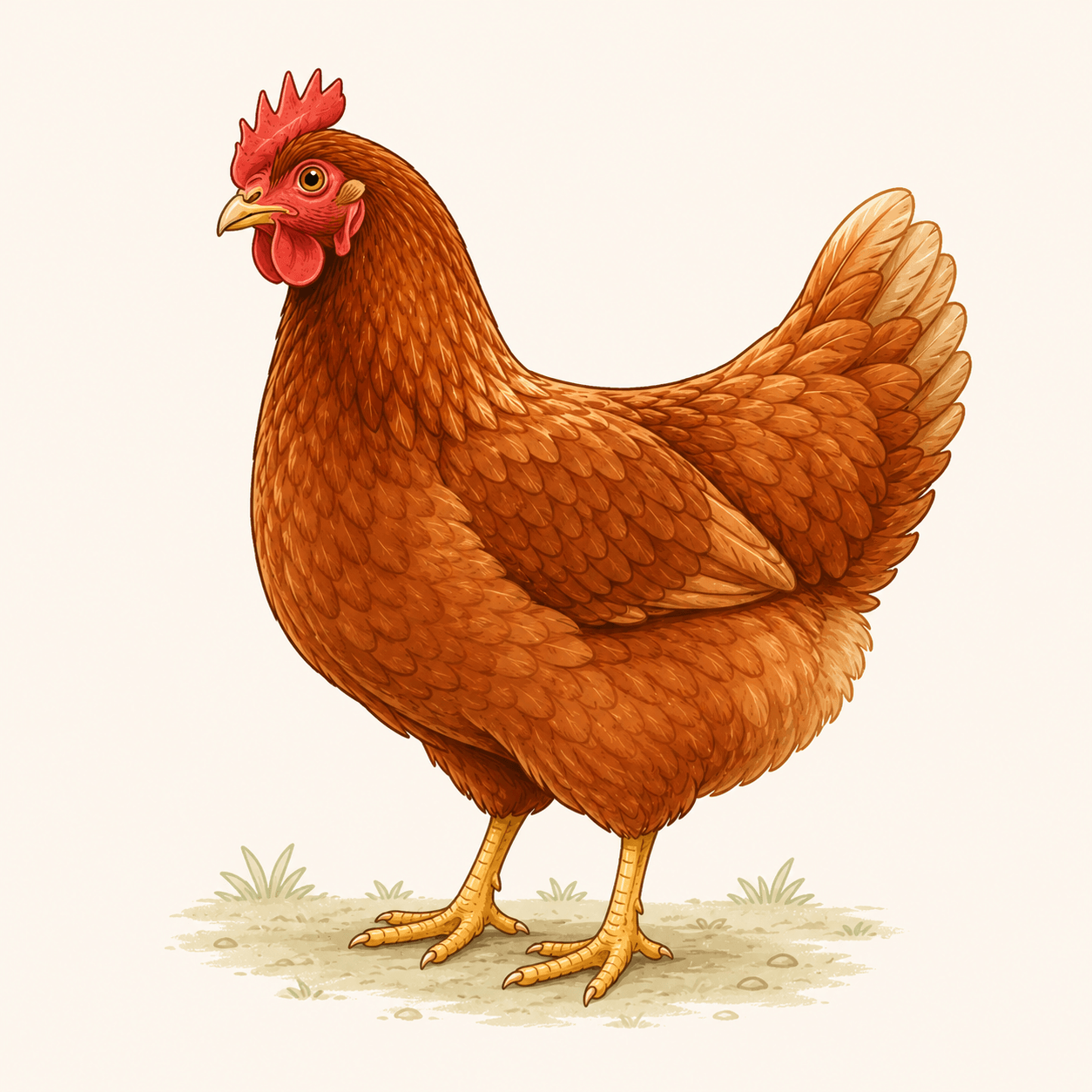 ISA Brown chicken