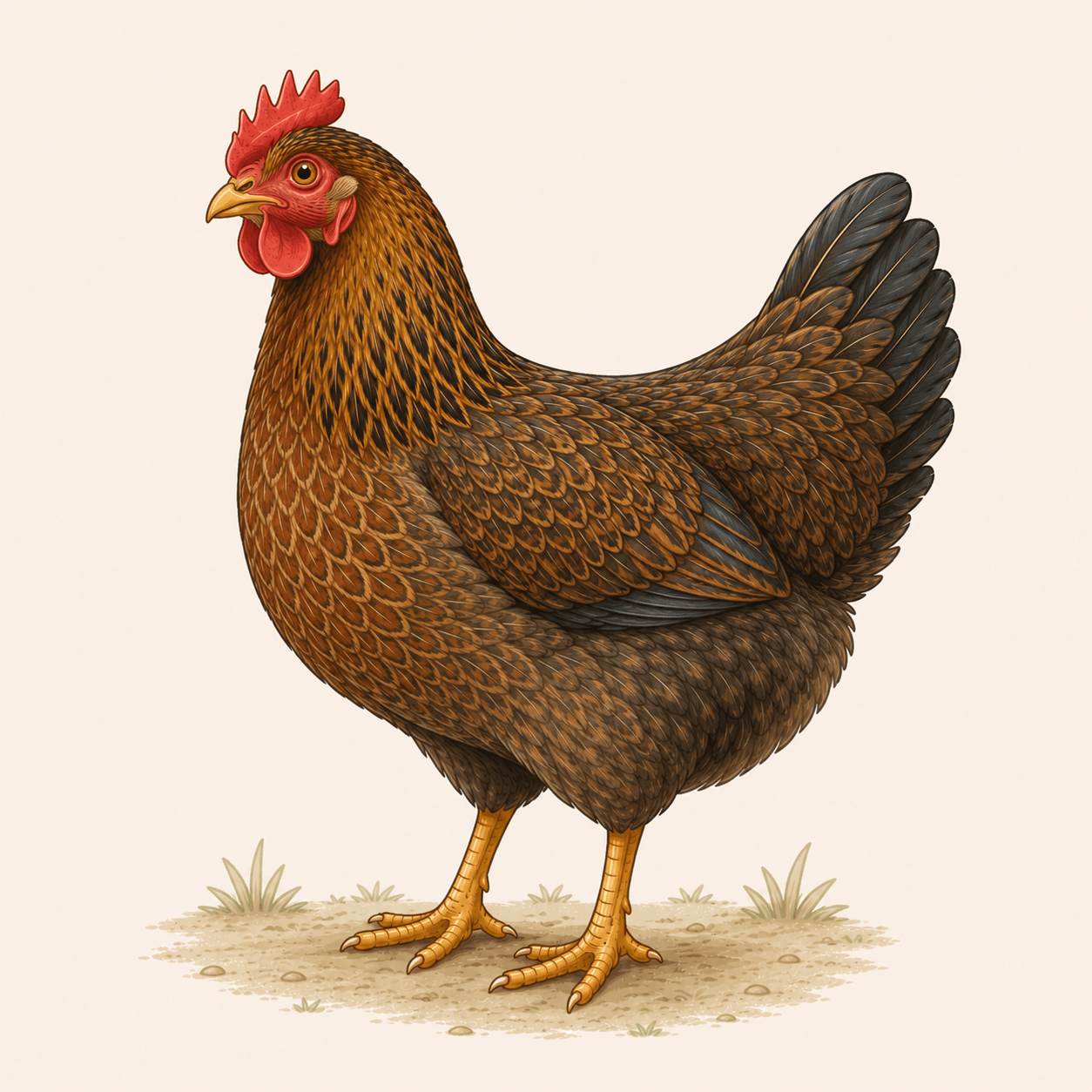 Welsummer chicken